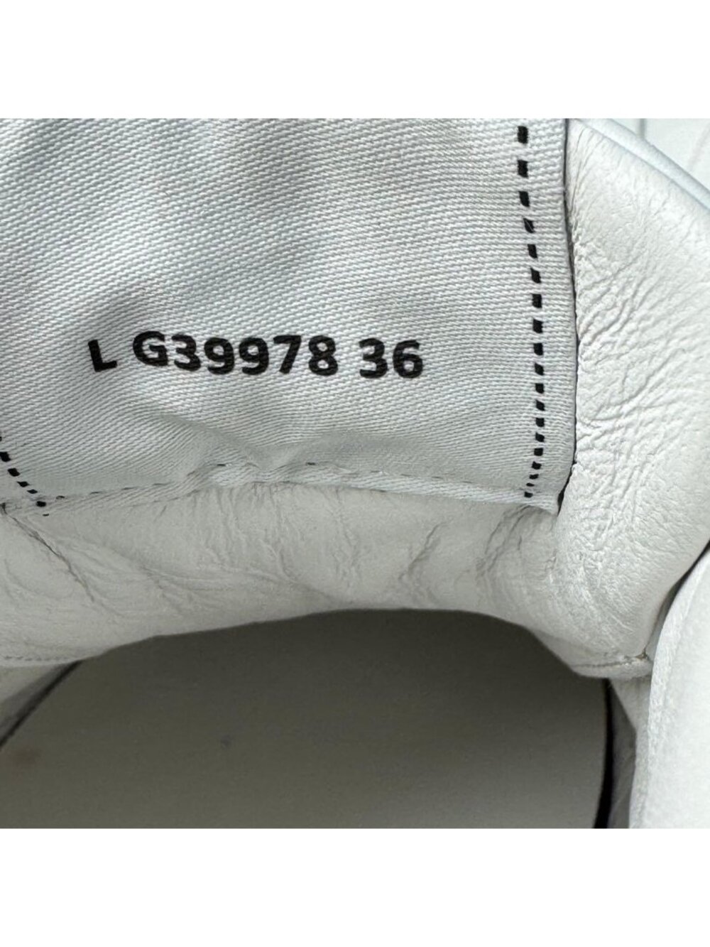 Chanel CC Logo Leather Sneakers - Picture 9 of 13